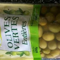 Jumlah gula yang masuk Olives vertes entières