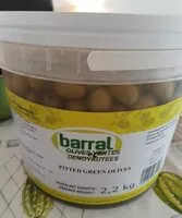 Jumlah gula yang masuk Olives vertes dénoyautées