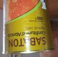 Sokerin määrä sisällä Confiture d'abricot