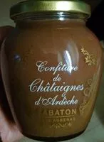 Sokerin määrä sisällä Confiture de Châtaignes d'Ardèche