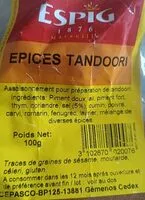 चीनी की मात्रा Tandoori Spices