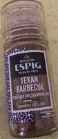 चीनी की मात्रा Texan barbecue