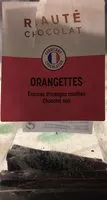 Sokerin määrä sisällä Orangettes Chocolat Noir