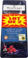 İçindeki şeker miktarı Magret de canard du Sud-Ouest