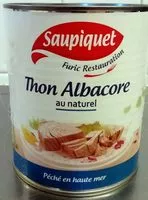 Sucre et nutriments contenus dans Saupiquet furic restauration