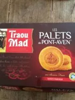 Amount of sugar in Traou mad palets de Pont-Aven