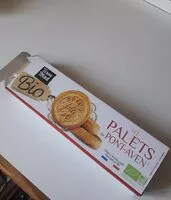 Amount of sugar in Les palettes de pont aven bio