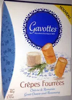 Quantité de sucre dans Crêpes Fourrées Chèvre & Romarin