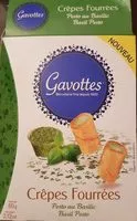 Quantité de sucre dans Crêpes fourrées Pesto au Basilic