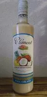 Amount of sugar in Clement Punch coco 70cl