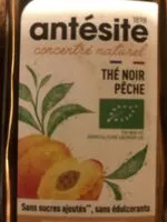 入っている砂糖の量 Thé. Noir pêche