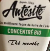 入っている砂糖の量 Concentré Thé Menthe BIO