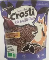 Quantité de sucre dans Crosti Riz soufflé choco