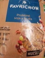 Sucre et nutriments contenus dans J-favrichon