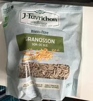 İçindeki şeker miktarı Granosson son de blé