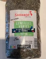 Количество сахара в Lentilles vertes