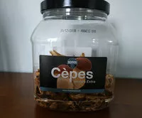 Amount of sugar in Cèpes extra séchés 225 g