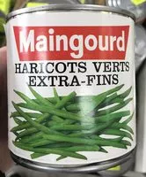 Suhkru kogus sees Haricots Verts Extra Fins