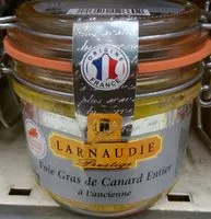 Количество сахара в Foie gras de canard entier à l'ancienne