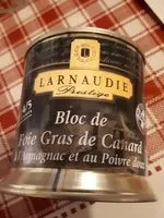 Количество сахара в Bloc de foie gras de Canard à l'armagnac et au poivre doux