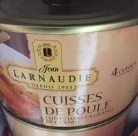 Quantité de sucre dans Cuisse de poule