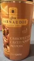 Sokerin määrä sisällä Cassoulet de castelnaudary au porc