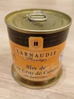 Количество сахара в Bloc de foie gras de Canard au Sauternes