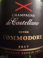 Sucre et nutriments contenus dans Champagne de castellane