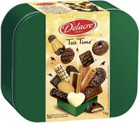 Suhkru kogus sees Biscuits Delacre Tea Time Assortiment Boite Métal - 1kg