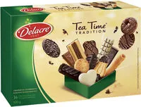 Suhkru kogus sees Biscuits Delacre Tea Time Assortiment - 500g