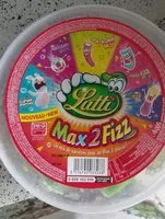 Sokerin määrä sisällä Lutti Max 2 Fizz