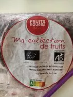Quantité de sucre dans Ma collection de fruits. Myrtilles sauvages