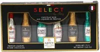 Количество сахара в Abtey - Bottle Shaped Dark Chocolates Filled w/ 6 Liqueurs, 75g (2.6oz)