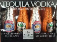 Количество сахара в Chocolat fourré liqueur Tequila Vodka