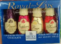 Quantité de sucre dans Chocolat fourré liqueur Royal des Lys