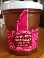 चीनी की मात्रा Confiture de mirabelles a l'eau de vie de mirabelle
