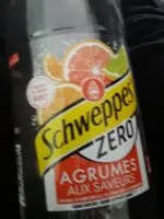 糖質や栄養素が Schweppes zero