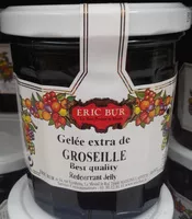 入っている砂糖の量 Gelée extra de groseille