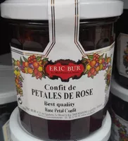 Jumlah gula yang masuk Confit de pétales de rose