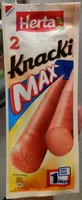 Zuckermenge drin KNACKI Max saucisses pur porc