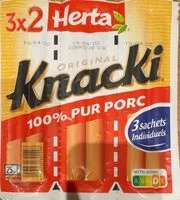 Sokerin määrä sisällä Knacki - Original - 100% Pur Porc