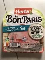Jumlah gula yang masuk Jambon le bon Paris