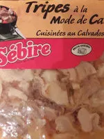 Sucre et nutriments contenus dans Sebire