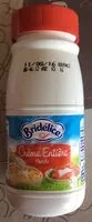 入っている砂糖の量 Crème entière fluide