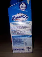 入っている砂糖の量 Bridélice Crème légère fluide 12%Mat. Gr.