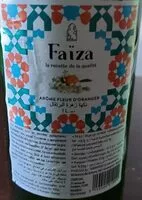 Quantité de sucre dans Arôme de fleur d'orangee