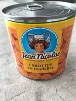 Amount of sugar in 240g carottes rondelles