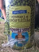 चीनी की मात्रा Petits pois très-fins