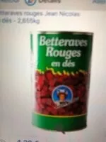 चीनी की मात्रा Jean nicolas 2655g betteraves cubes assaisonnees
