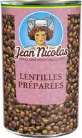 चीनी की मात्रा 2655g LENTILLES PREPAREES